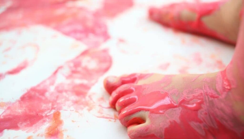 Is Acrylic Paint Safe for Baby Footprints and Hand Prints?